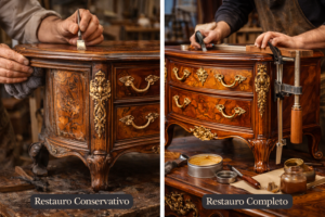 Restauro conservativo vs restauro completo